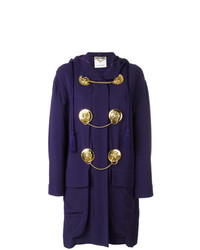 Женское фиолетовое пальто от Moschino Vintage