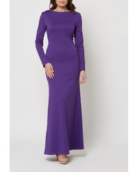 Фиолетовое платье-макси от Alex Lu