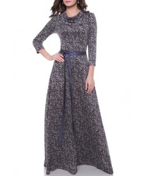 Фиолетовое платье-макси от Olivegrey