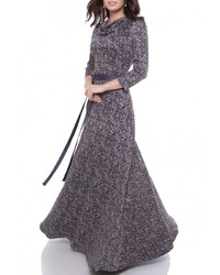 Фиолетовое платье-макси от Olivegrey