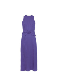 Фиолетовое платье-миди от Framed