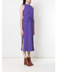Фиолетовое платье-миди от Framed