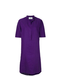 Фиолетовое платье прямого кроя от Gianfranco Ferre Vintage