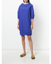 Фиолетовое платье прямого кроя от Hache