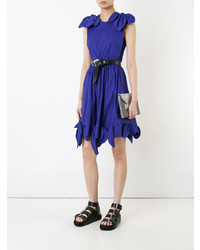 Фиолетовое платье с пышной юбкой от MSGM