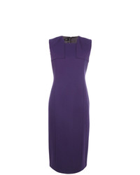 Фиолетовое платье-футляр от Les Copains