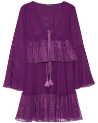 Фиолетовое платье от Roberto Cavalli