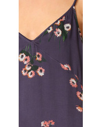 Фиолетовое шелковое платье от Rochas