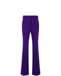 Фиолетовые брюки-клеш от Erika Cavallini
