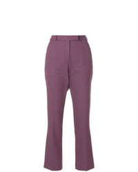 Фиолетовые брюки-клеш от Etro