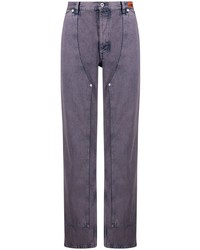 Мужские фиолетовые джинсы от Heron Preston