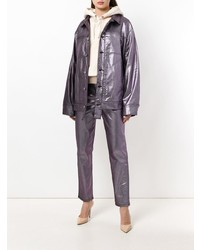 Женские фиолетовые джинсы от Eckhaus Latta
