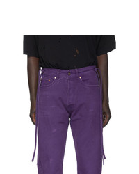 Мужские фиолетовые джинсы от Vyner Articles