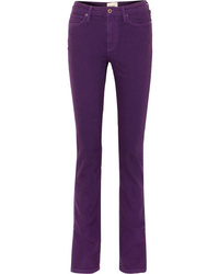 Женские фиолетовые джинсы от SIMON MILLE