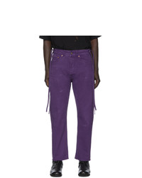Мужские фиолетовые джинсы от Vyner Articles
