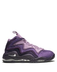 Мужские фиолетовые замшевые кроссовки от Nike