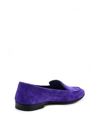 Женские фиолетовые замшевые лоферы от Calipso