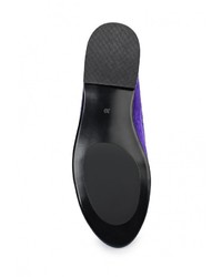 Женские фиолетовые замшевые лоферы от Calipso