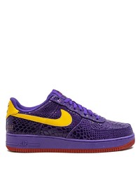 Мужские фиолетовые замшевые низкие кеды от Nike