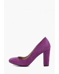 Фиолетовые замшевые туфли от Allora