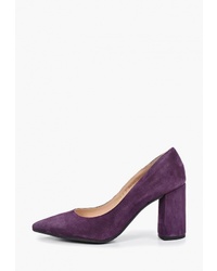 Фиолетовые замшевые туфли от Argo