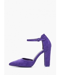 Фиолетовые замшевые туфли от Barbara Barbieri