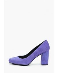 Фиолетовые замшевые туфли от Madeleine