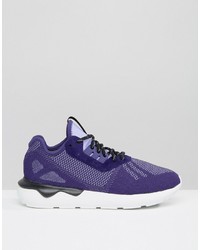 Мужские фиолетовые кеды от adidas