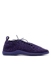 Мужские фиолетовые кроссовки от Bottega Veneta