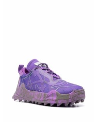 Мужские фиолетовые кроссовки от Off-White