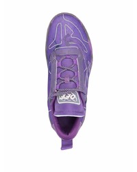Мужские фиолетовые кроссовки от Off-White