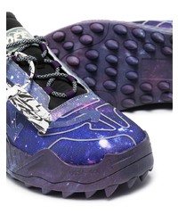 Мужские фиолетовые кроссовки от Off-White