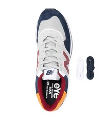 Мужские фиолетовые низкие кеды от New Balance