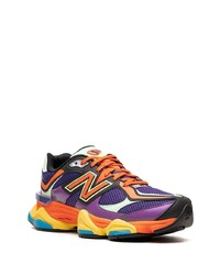 Мужские фиолетовые низкие кеды от New Balance
