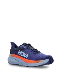 Мужские фиолетовые низкие кеды от Hoka One One