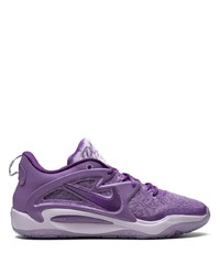 Мужские фиолетовые низкие кеды от Nike