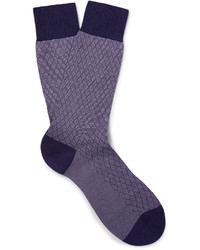 Мужские фиолетовые носки от Pantherella