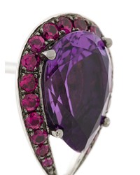 Фиолетовые серьги от Shaun Leane