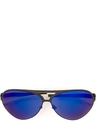 Женские фиолетовые солнцезащитные очки от Mykita