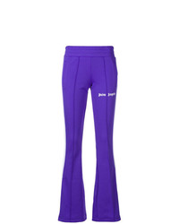 Женские фиолетовые спортивные штаны в вертикальную полоску от Palm Angels