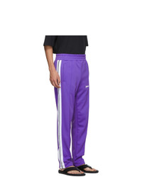 Мужские фиолетовые спортивные штаны от Palm Angels