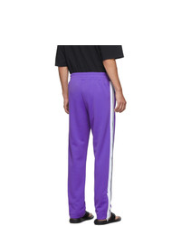 Мужские фиолетовые спортивные штаны от Palm Angels