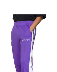 Мужские фиолетовые спортивные штаны от Palm Angels