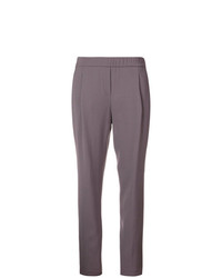 Фиолетовые узкие брюки от Fabiana Filippi