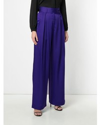 Фиолетовые широкие брюки от Styland