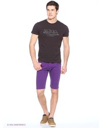 Мужские фиолетовые шорты от Von Dutch
