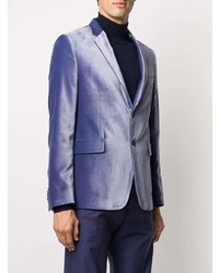 Мужской фиолетовый бархатный пиджак от Paul Smith