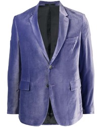 Мужской фиолетовый бархатный пиджак от Paul Smith