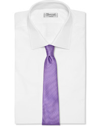 Мужской фиолетовый галстук от Canali