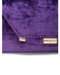 Фиолетовый замшевый клатч от Tyler Ellis